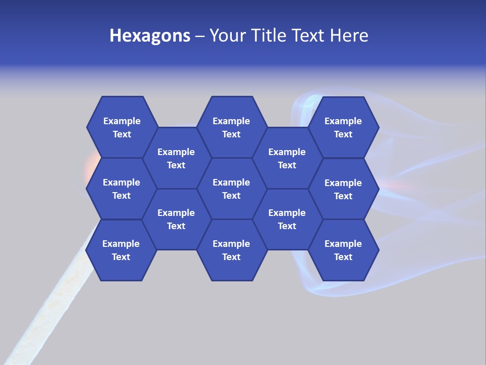 Igniting Isolated Yellow PowerPoint Template