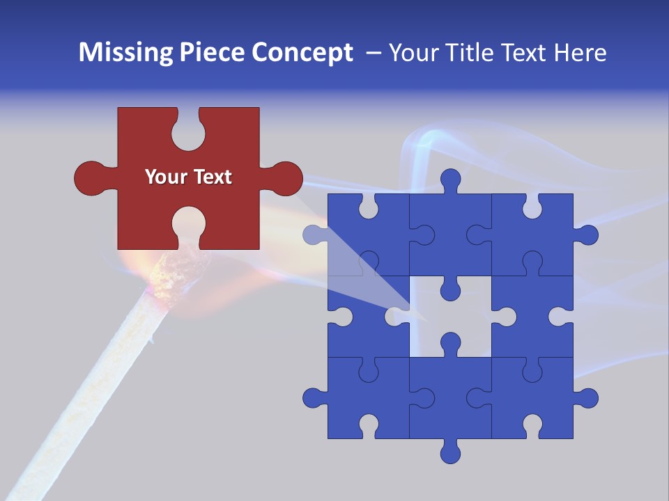 Igniting Isolated Yellow PowerPoint Template