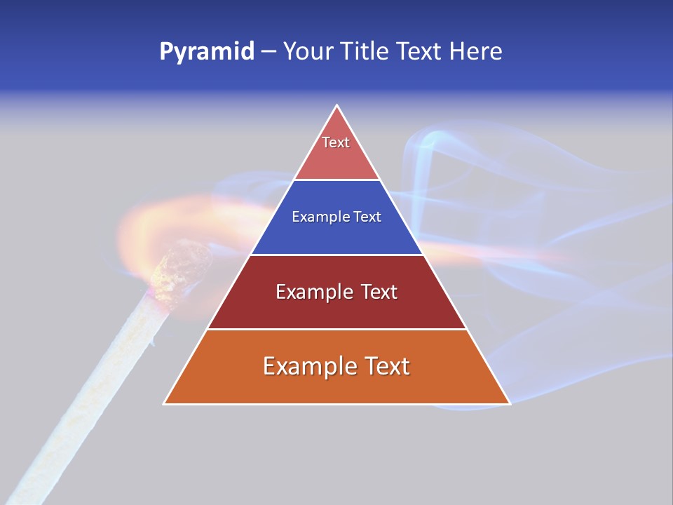Igniting Isolated Yellow PowerPoint Template