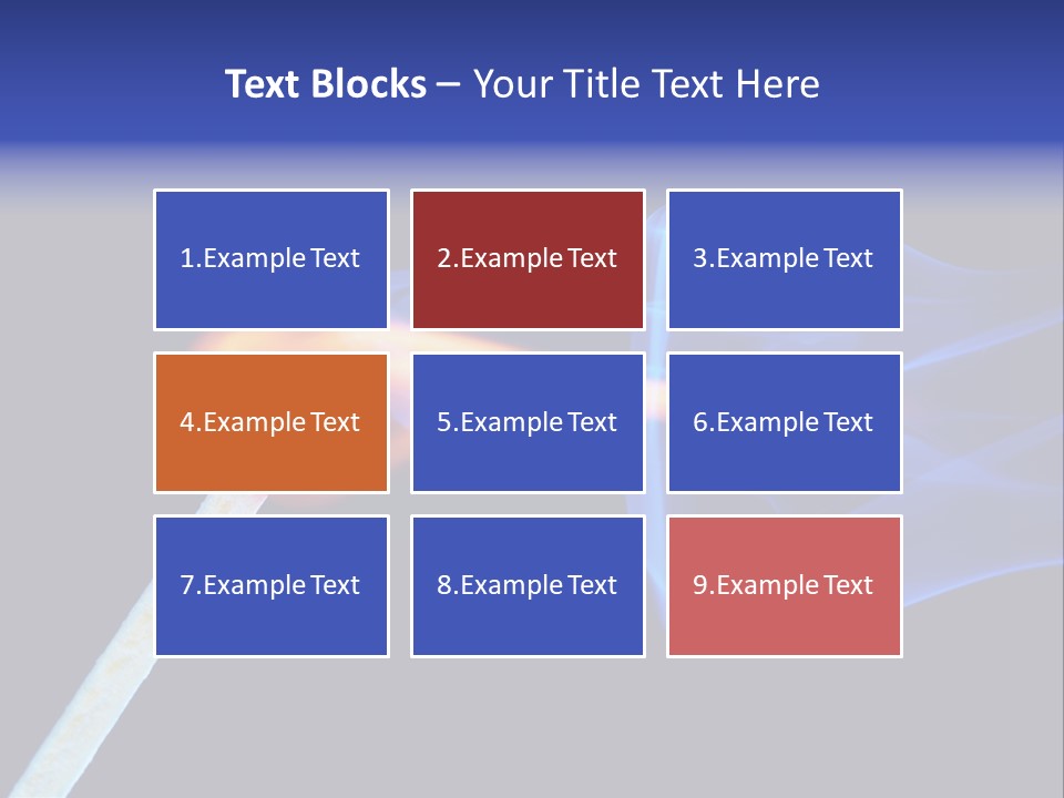 Igniting Isolated Yellow PowerPoint Template