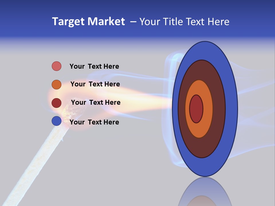 Igniting Isolated Yellow PowerPoint Template