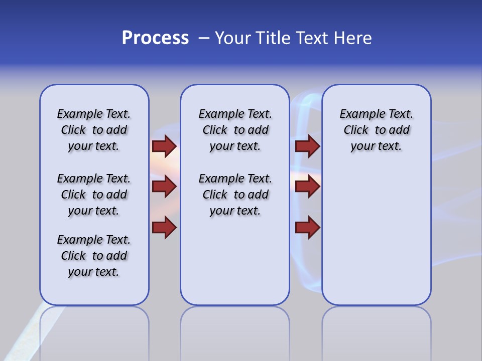 Igniting Isolated Yellow PowerPoint Template