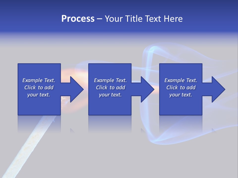 Igniting Isolated Yellow PowerPoint Template