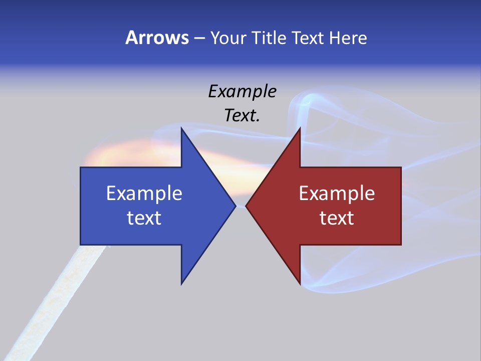 Igniting Isolated Yellow PowerPoint Template