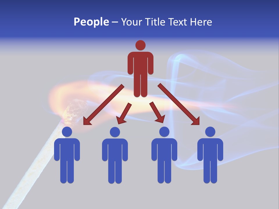 Igniting Isolated Yellow PowerPoint Template