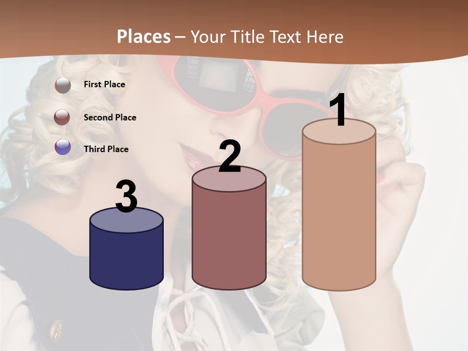Glamorous Red Pin PowerPoint Template