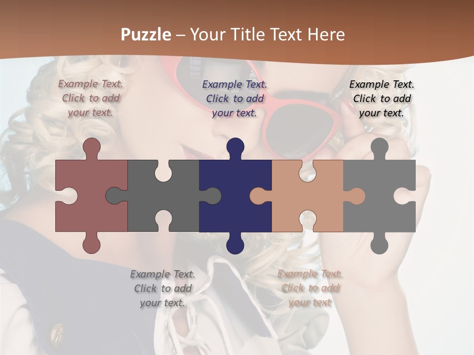 Glamorous Red Pin PowerPoint Template