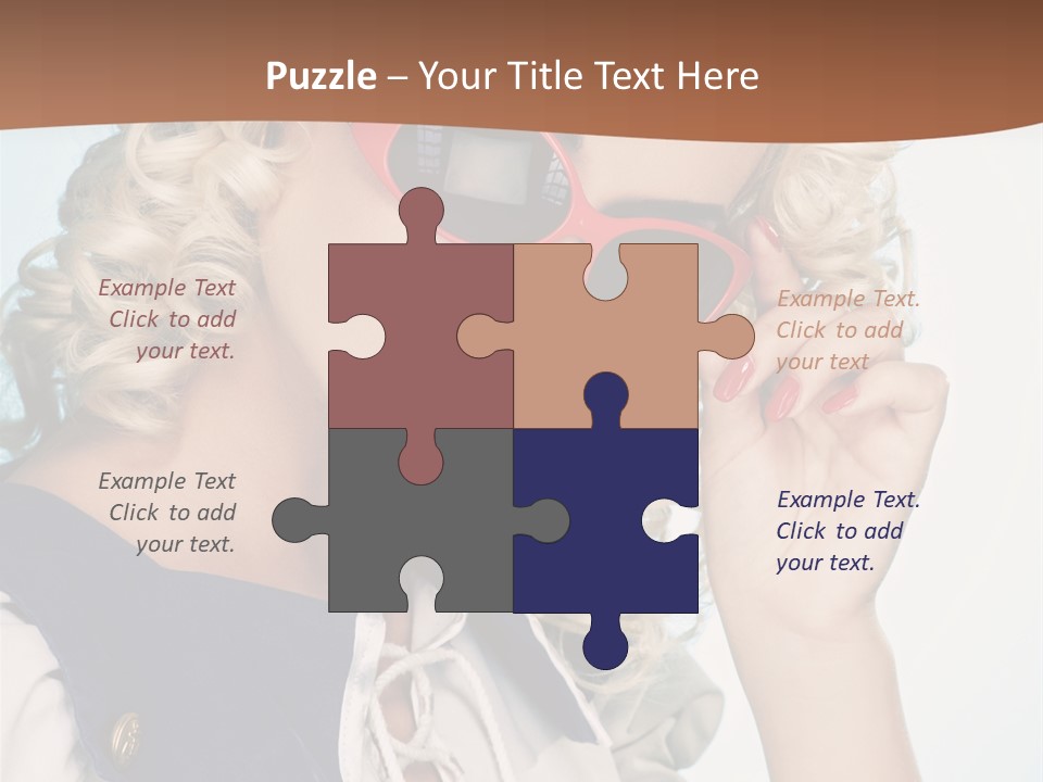 Glamorous Red Pin PowerPoint Template