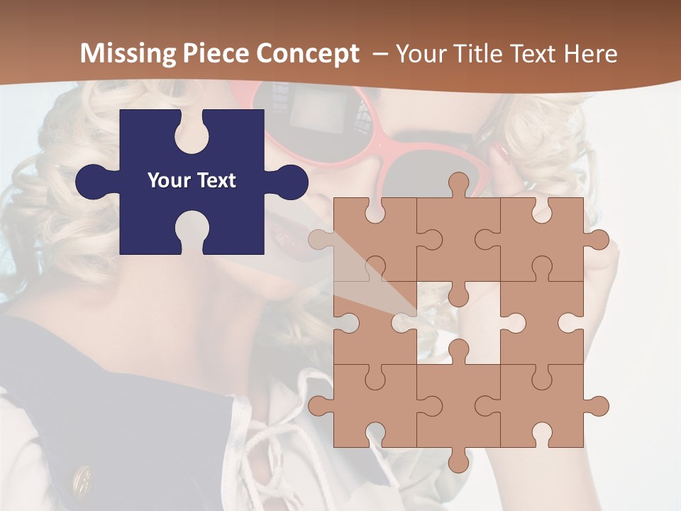 Glamorous Red Pin PowerPoint Template