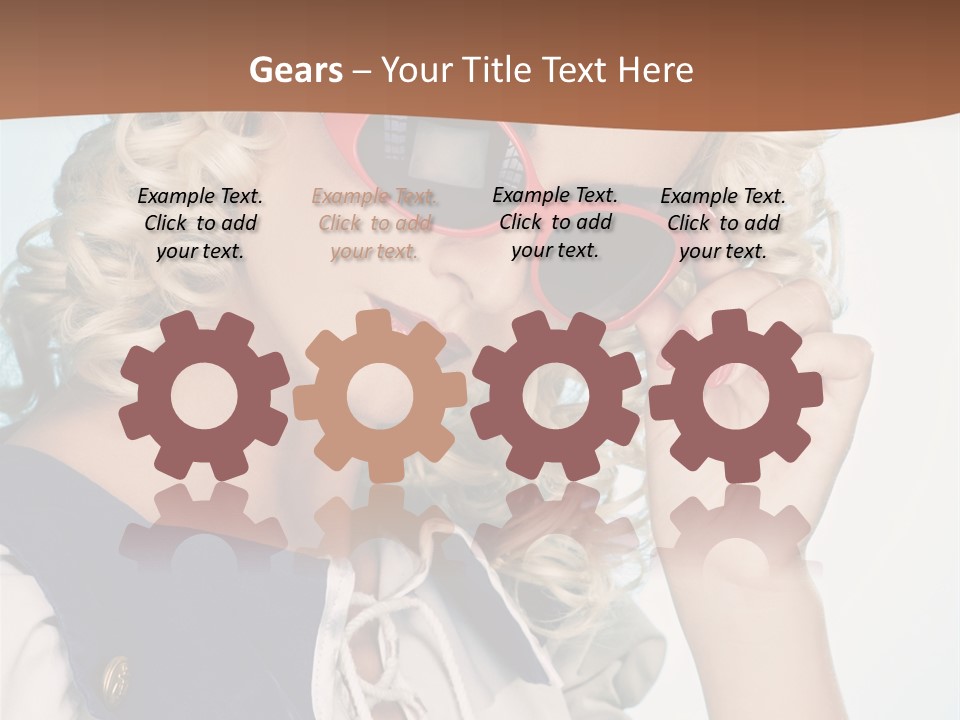 Glamorous Red Pin PowerPoint Template