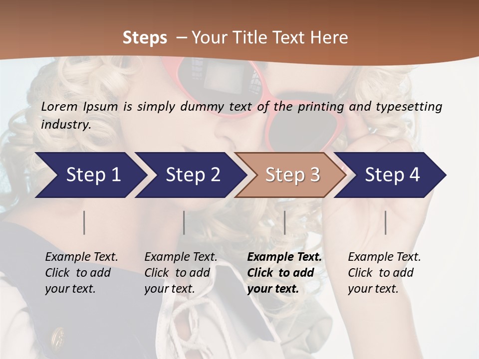 Glamorous Red Pin PowerPoint Template