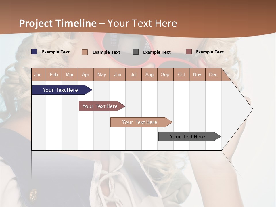 Glamorous Red Pin PowerPoint Template