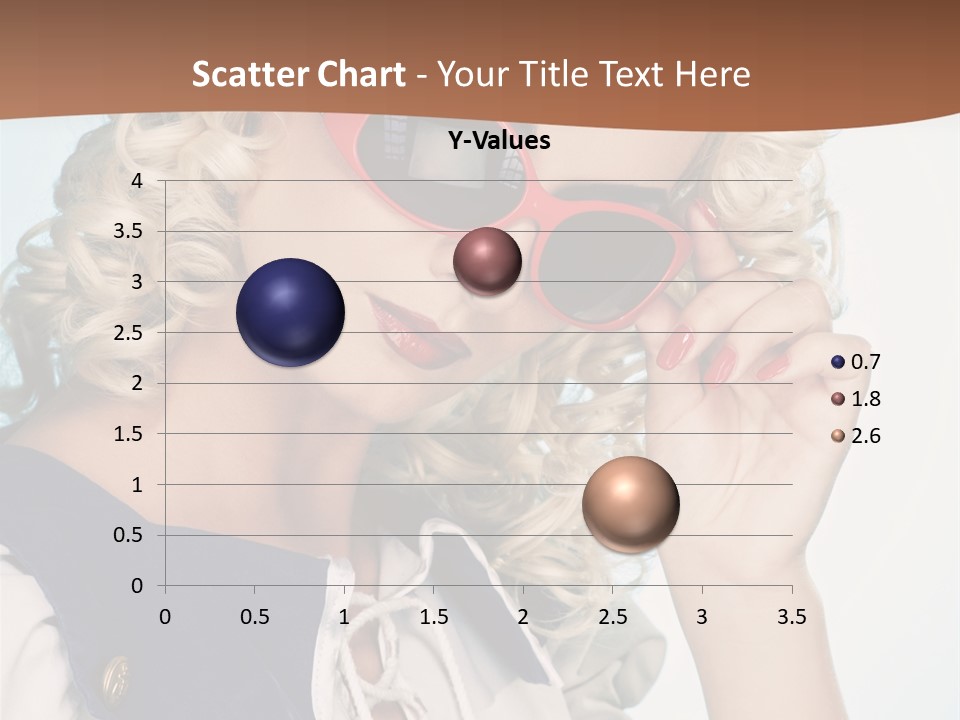 Glamorous Red Pin PowerPoint Template