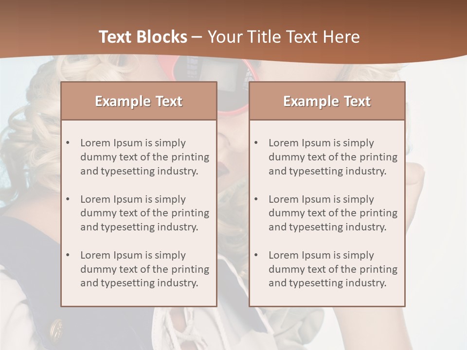 Glamorous Red Pin PowerPoint Template