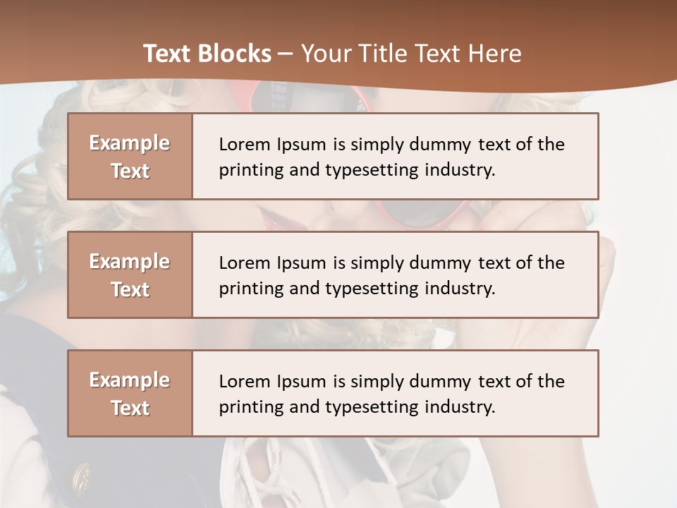 Glamorous Red Pin PowerPoint Template