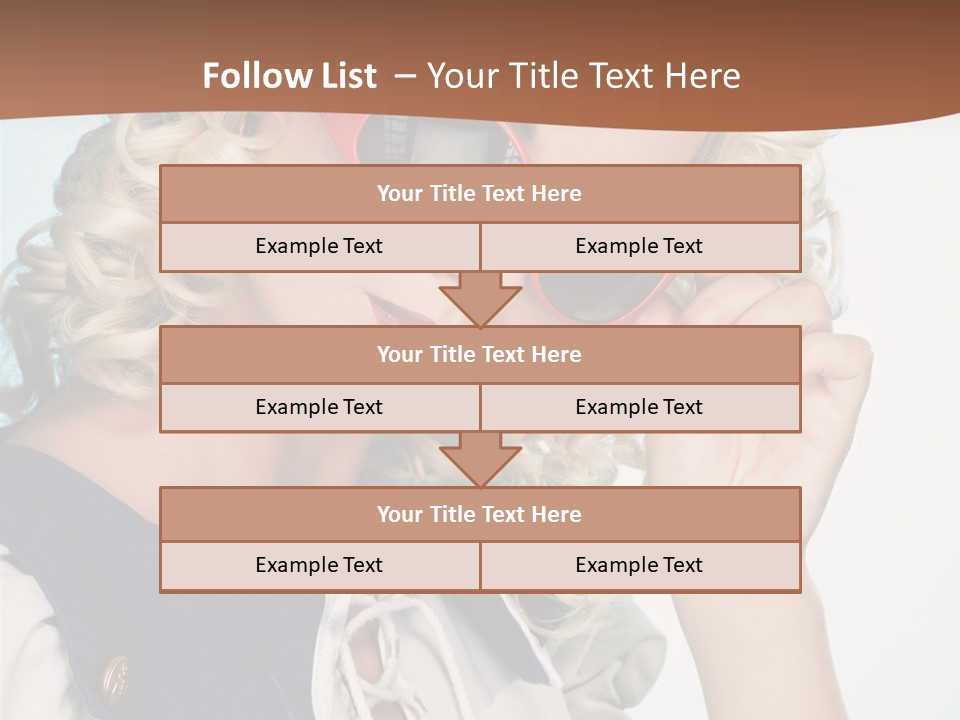 Glamorous Red Pin PowerPoint Template