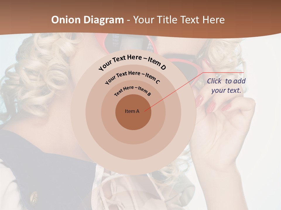 Glamorous Red Pin PowerPoint Template