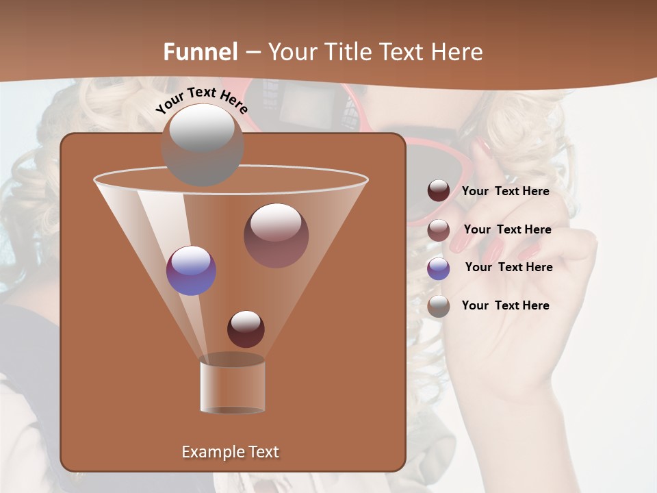 Glamorous Red Pin PowerPoint Template