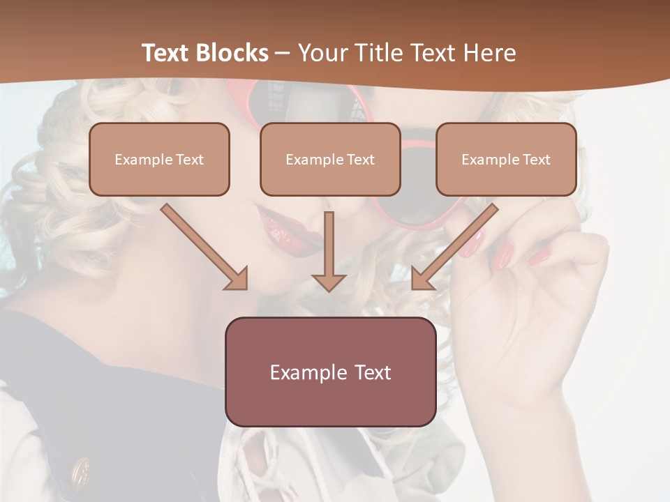 Glamorous Red Pin PowerPoint Template