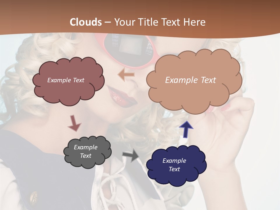 Glamorous Red Pin PowerPoint Template