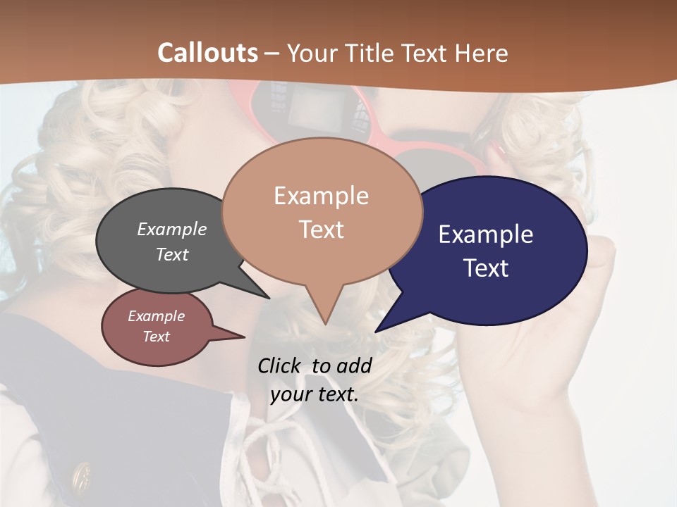 Glamorous Red Pin PowerPoint Template