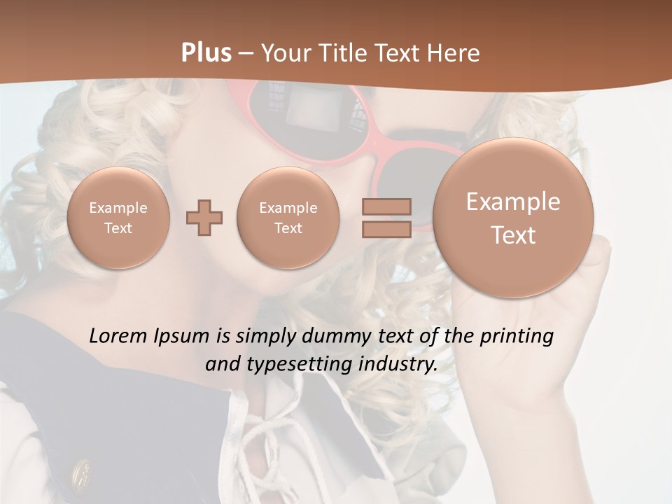 Glamorous Red Pin PowerPoint Template