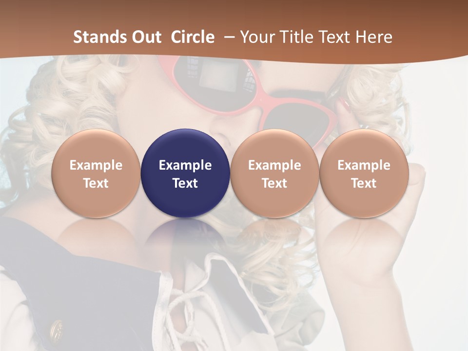 Glamorous Red Pin PowerPoint Template
