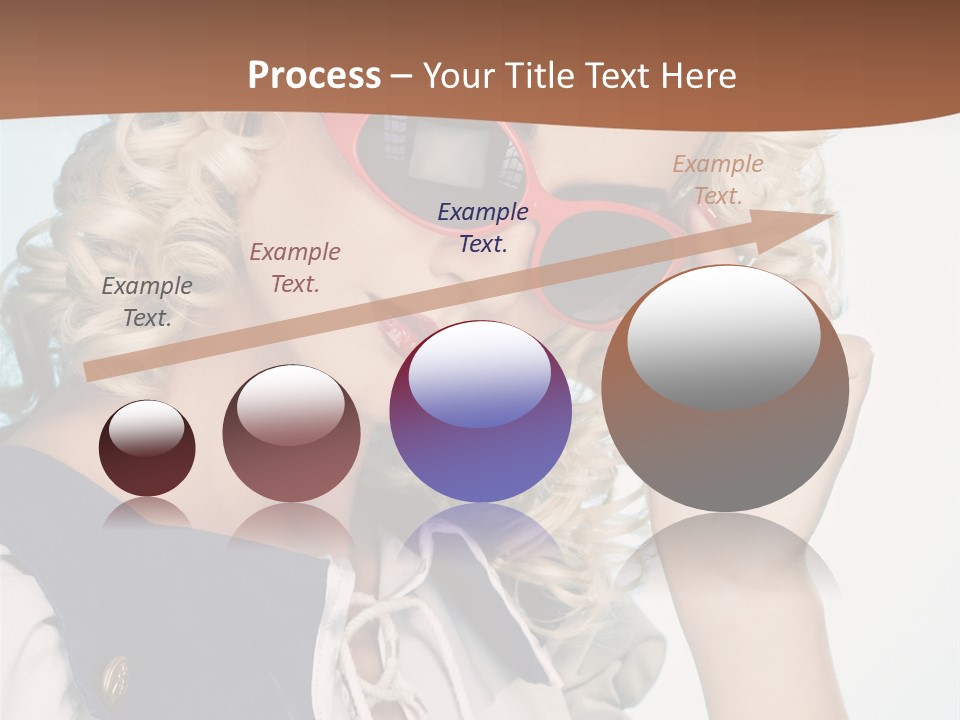 Glamorous Red Pin PowerPoint Template