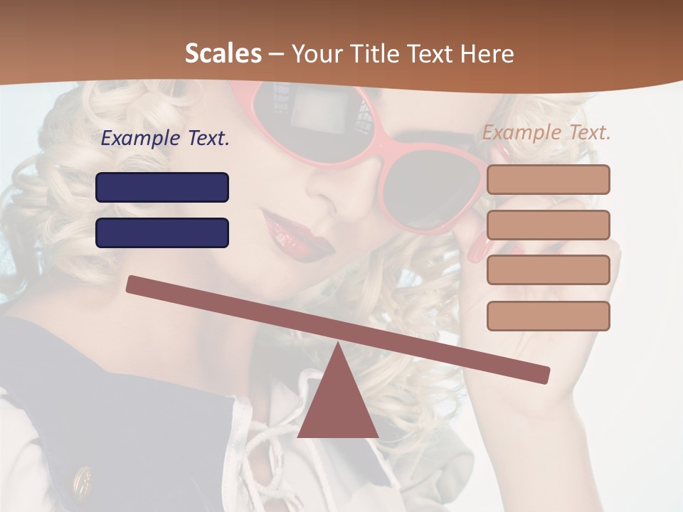 Glamorous Red Pin PowerPoint Template