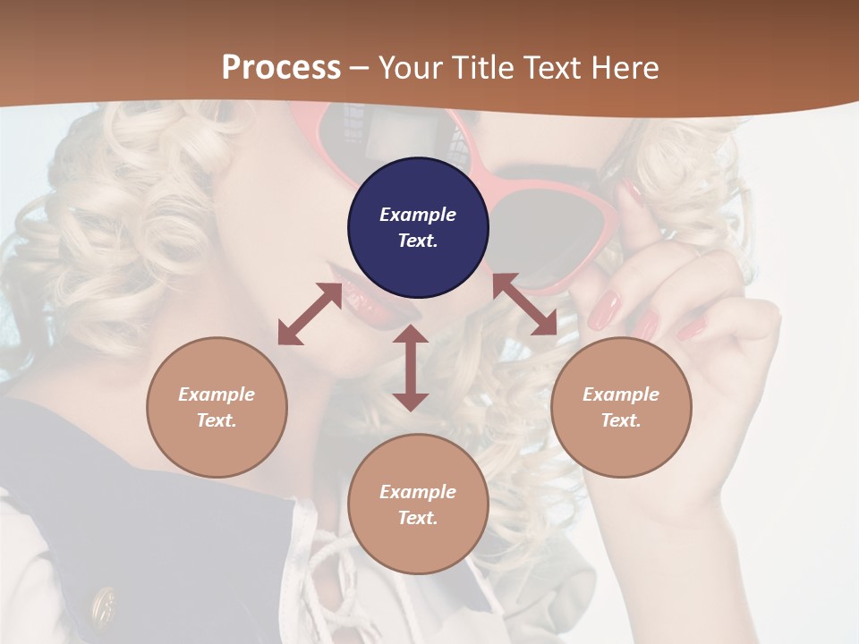 Glamorous Red Pin PowerPoint Template