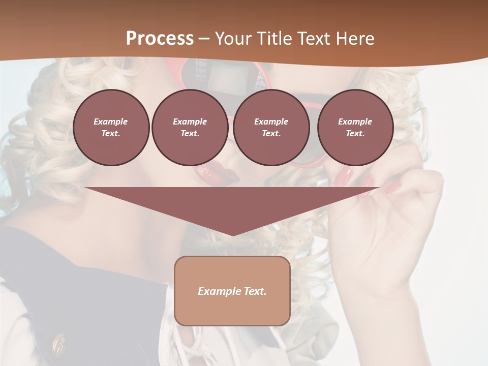 Glamorous Red Pin PowerPoint Template