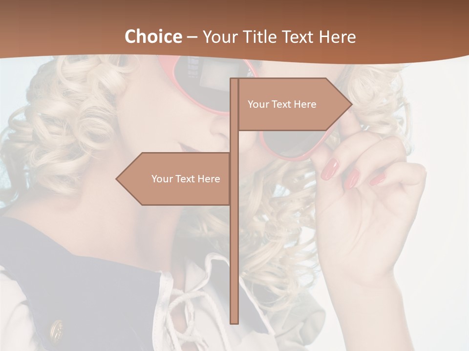 Glamorous Red Pin PowerPoint Template