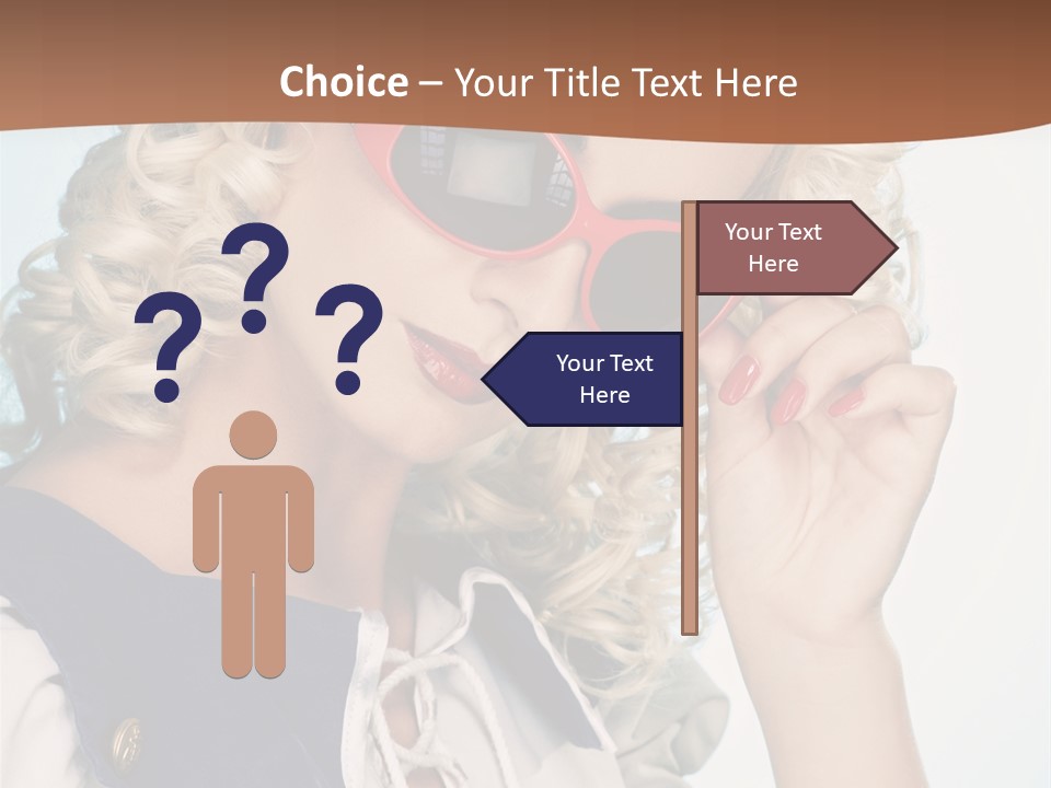 Glamorous Red Pin PowerPoint Template