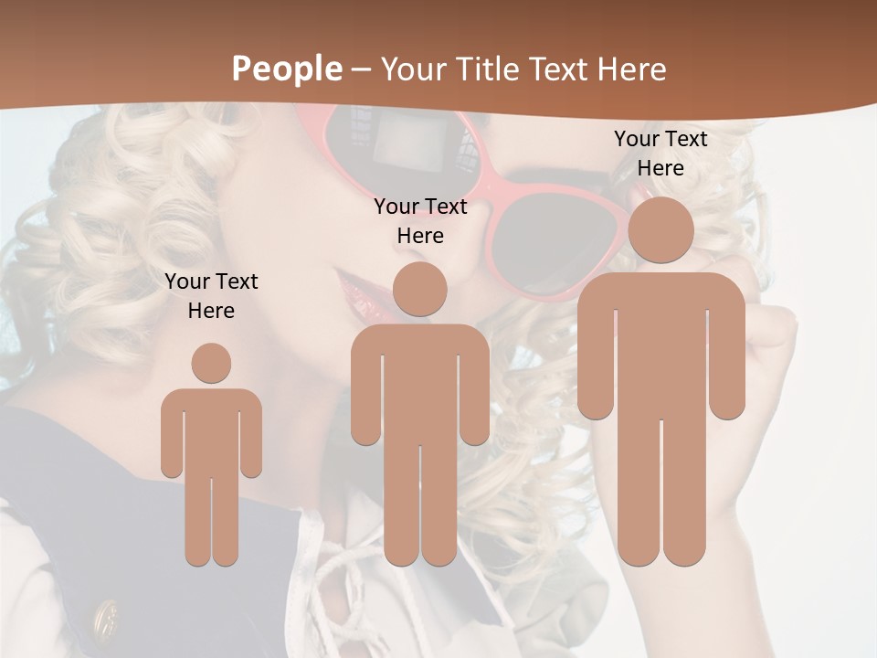 Glamorous Red Pin PowerPoint Template