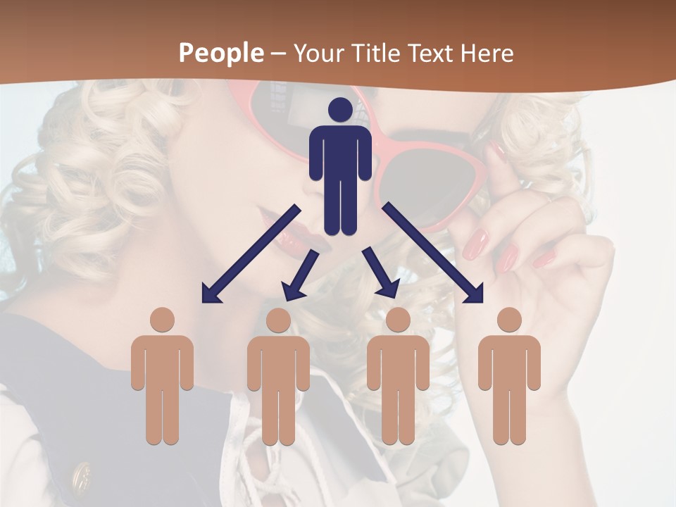 Glamorous Red Pin PowerPoint Template