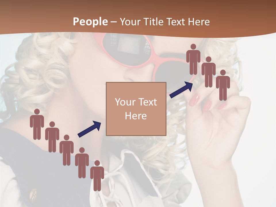 Glamorous Red Pin PowerPoint Template