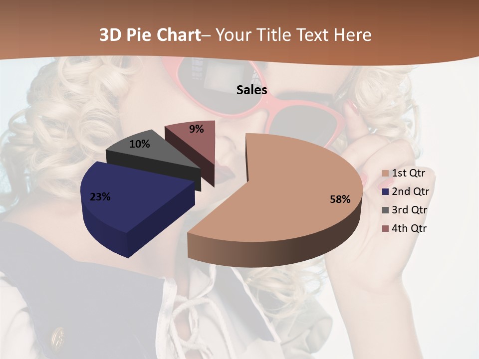 Glamorous Red Pin PowerPoint Template