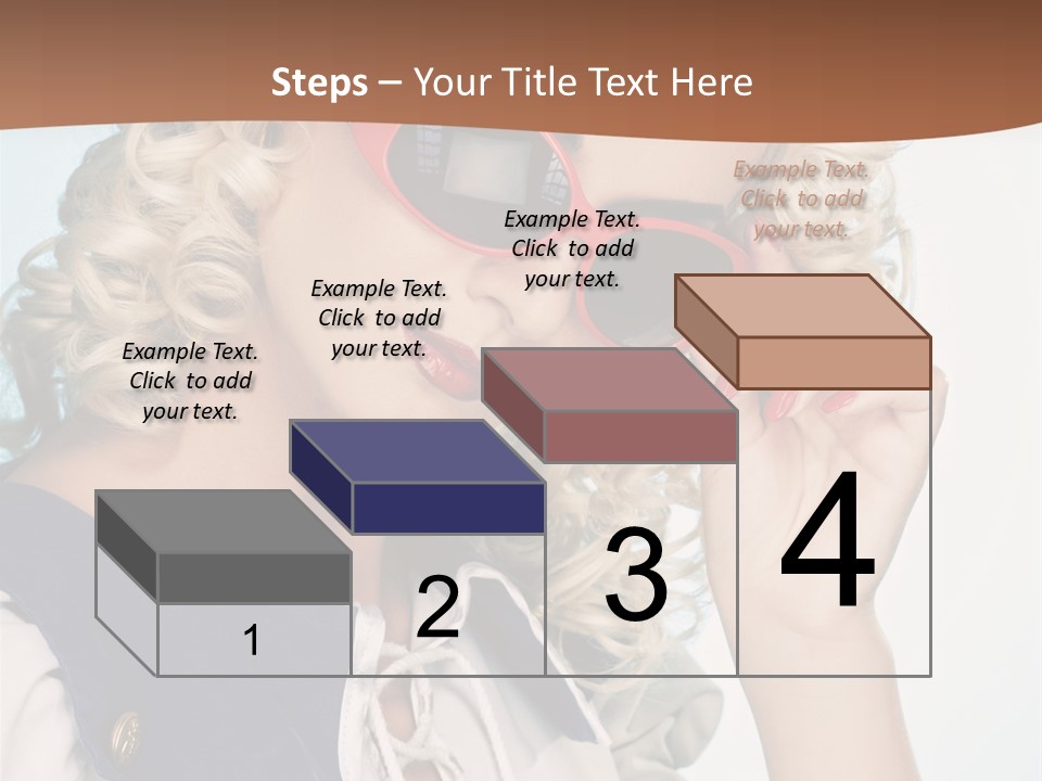 Glamorous Red Pin PowerPoint Template
