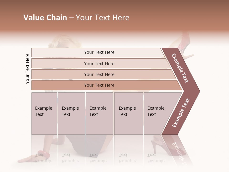 A Woman Is Sitting On The Floor With Her Legs Crossed PowerPoint Template