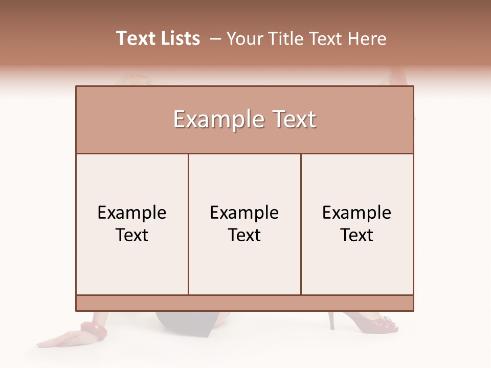 A Woman Is Sitting On The Floor With Her Legs Crossed PowerPoint Template