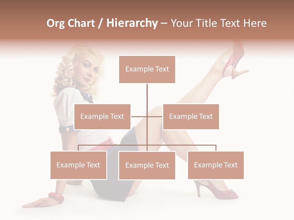 A Woman Is Sitting On The Floor With Her Legs Crossed PowerPoint Template