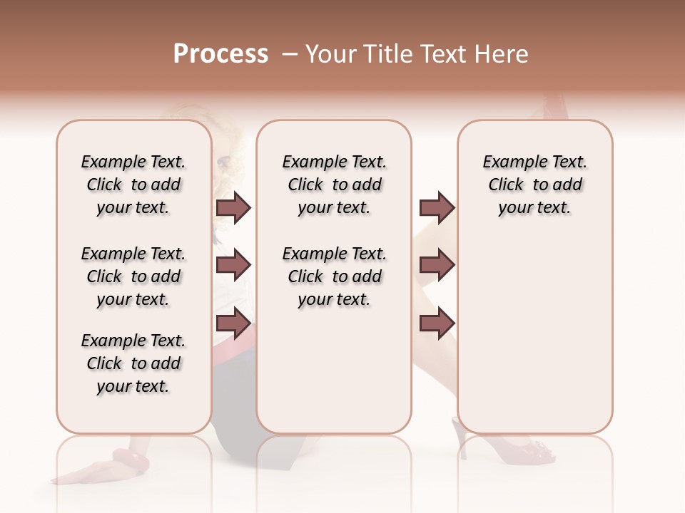 A Woman Is Sitting On The Floor With Her Legs Crossed PowerPoint Template