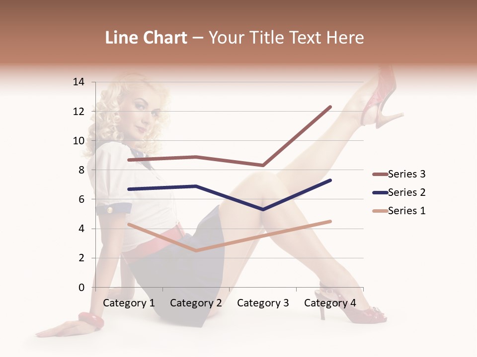 A Woman Is Sitting On The Floor With Her Legs Crossed PowerPoint Template