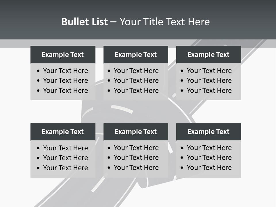 Motor Line Difficulty PowerPoint Template