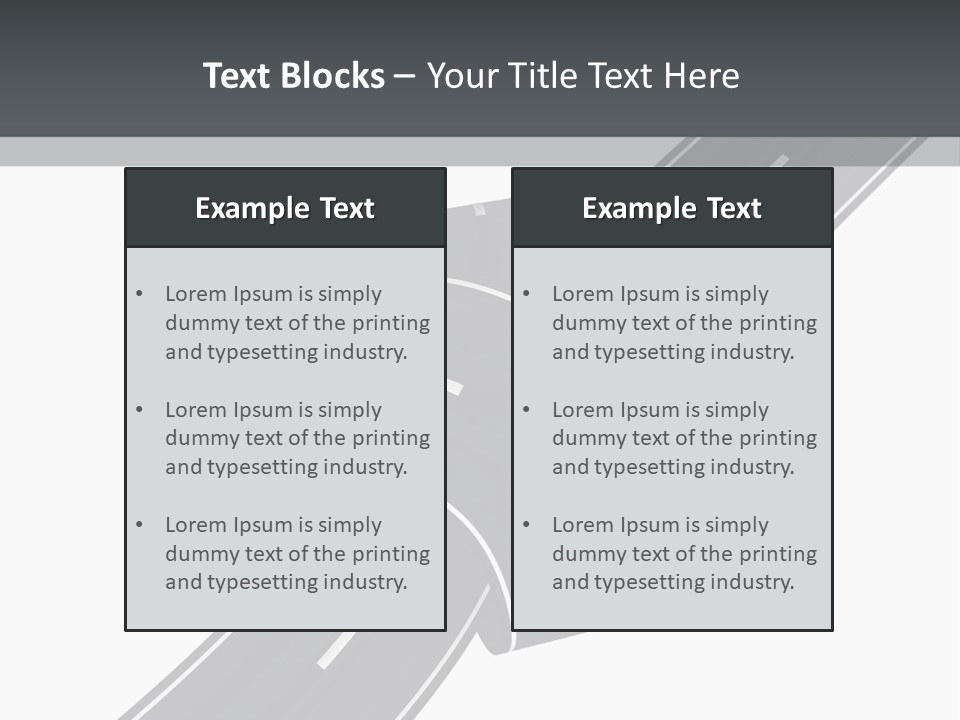 Motor Line Difficulty PowerPoint Template