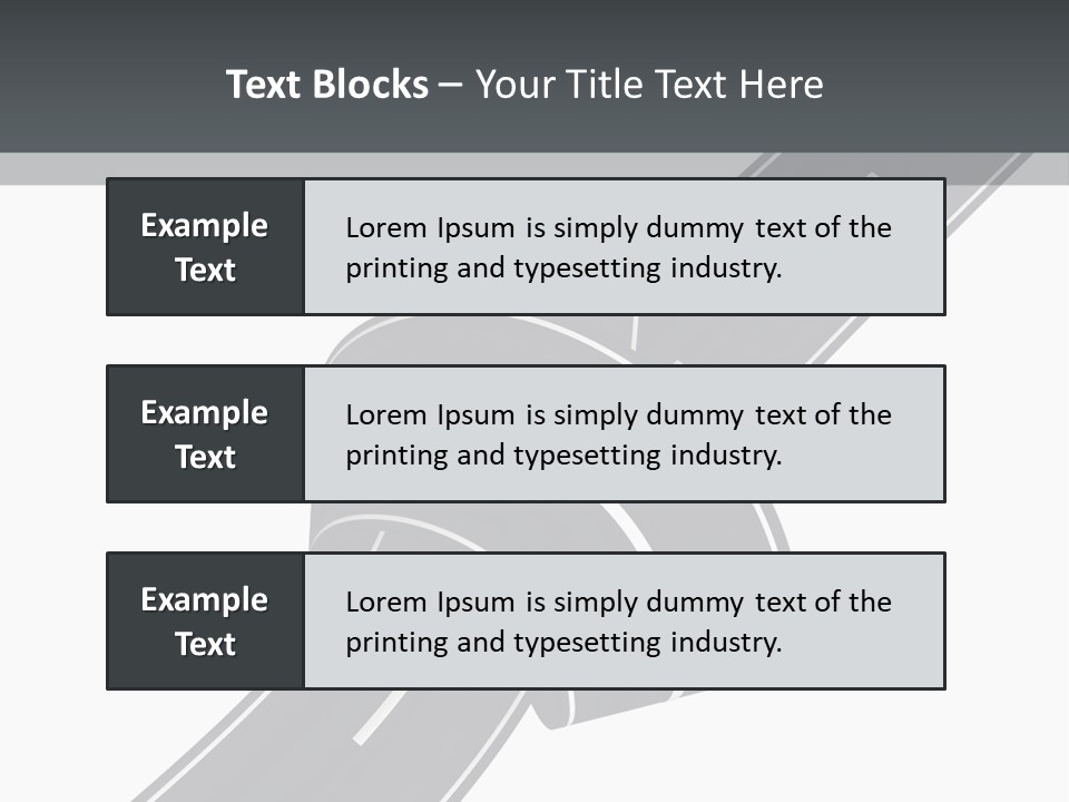 Motor Line Difficulty PowerPoint Template