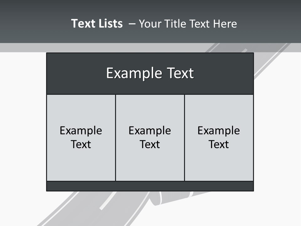 Motor Line Difficulty PowerPoint Template