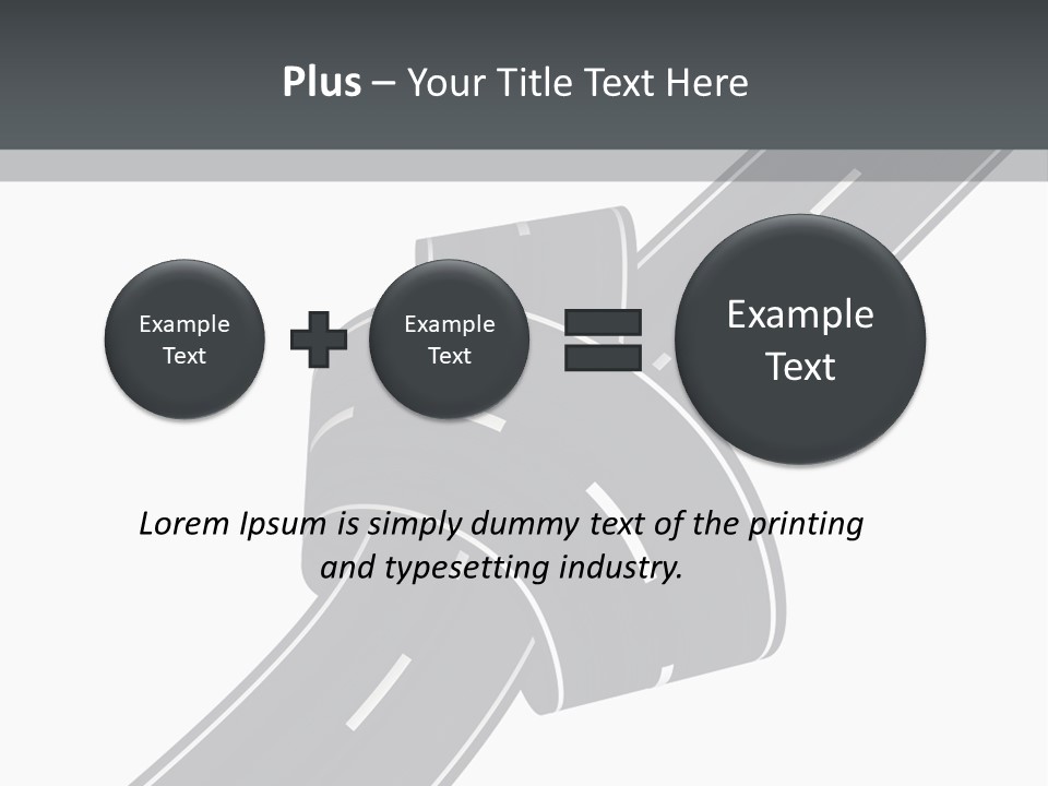 Motor Line Difficulty PowerPoint Template