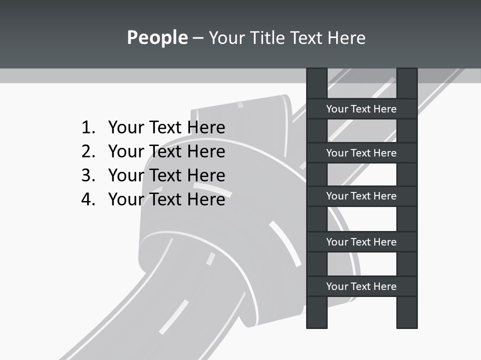 Motor Line Difficulty PowerPoint Template