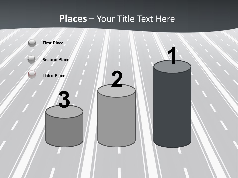 Numberless Illustration Car PowerPoint Template